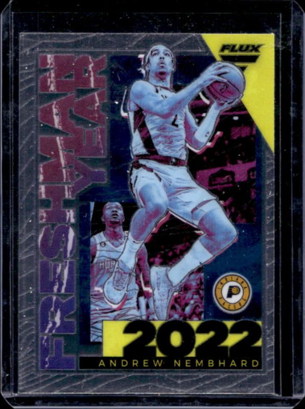 Andrew Nembhard 2022 Flux #14 Freshman Year Rookie RAW