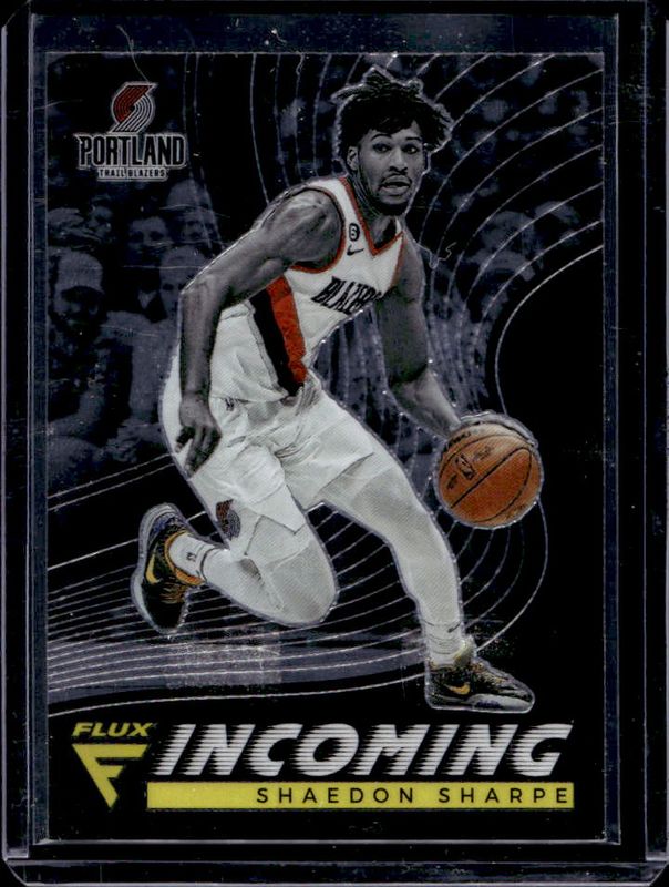 Shaedon Sharpe 2022 Flux #7 Incoming Rookie RAW