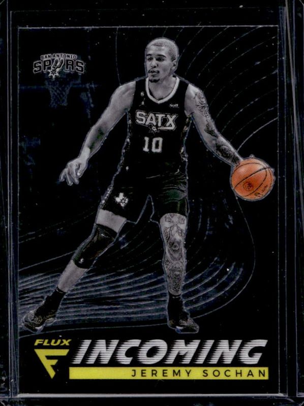 Jeremy Sochan 2022 Flux #6 Incoming Rookie RAW