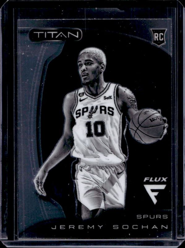 Jeremy Sochan 2022 Flux #26 Titan Set Rookie RAW
