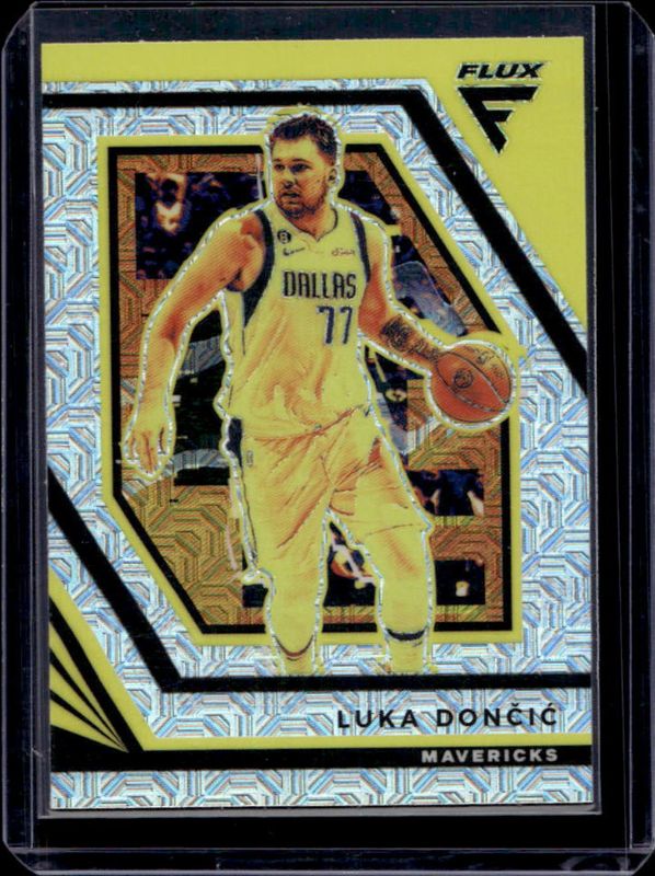 Luka Doncic 2022 Flux #105 Silver Mojo RAW