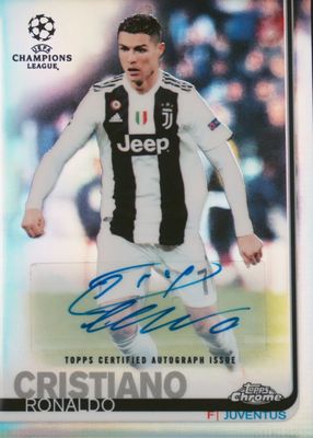 2018 Topps Chrome UEFA Champions League #100 Autographs