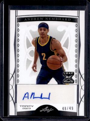 2022 Leaf Trinity #BA-AN1 Base /49