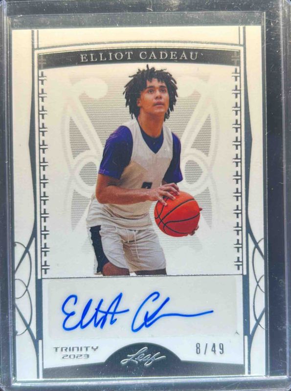 2022 Leaf Trinity #BA-EC1 Base /49