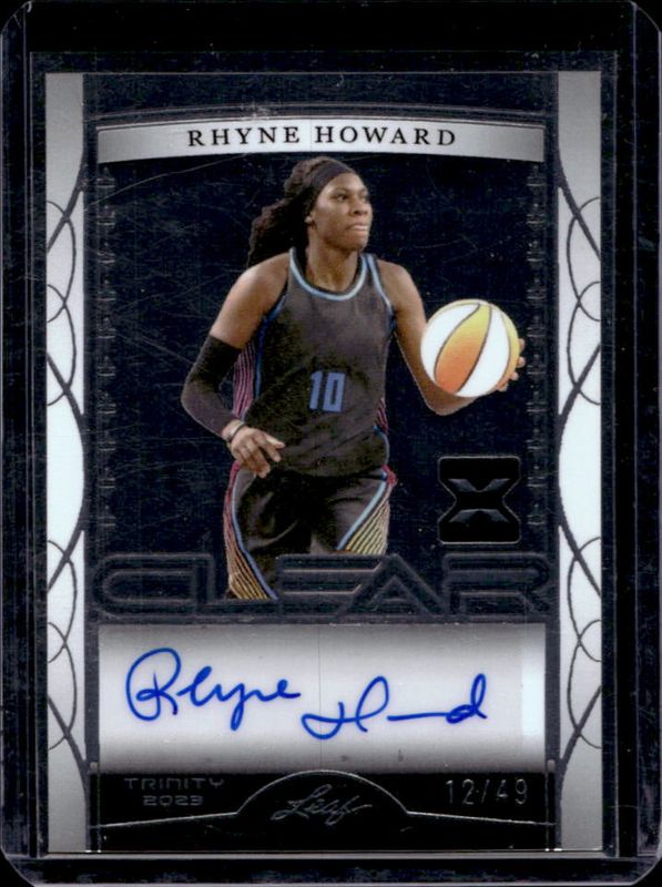 2022 Leaf Trinity #CA-RH1 Clear Auto - Silver /49