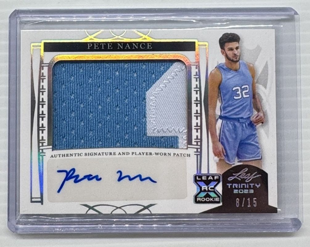 2022 Leaf Trinity #PA-PN1 Patch Autographs - Holo Silver /15