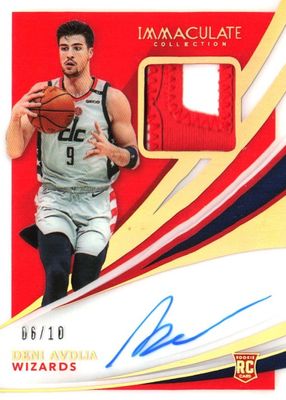 2020 Immaculate #105 Rookie Patch Auto - Gold /10