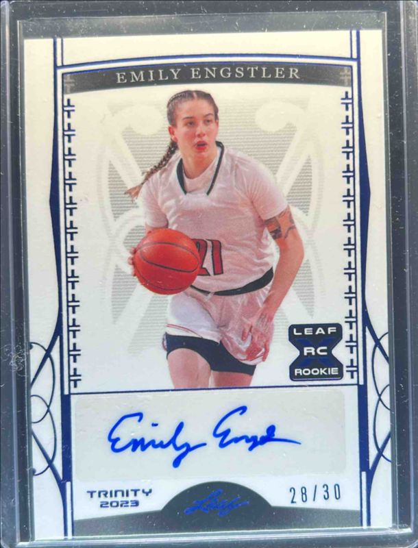 2022 Leaf Trinity #BA-EE1 Blue /30