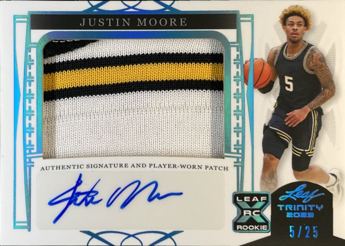2022 Leaf Trinity #PA-JM2 Patch Autographs - Holo Platinum /25