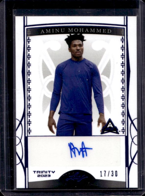 2022 Leaf Trinity #BA-AM1 Blue /30