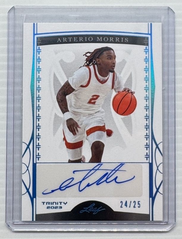 2022 Leaf Trinity #BA-AM3 Holo Platinum /25