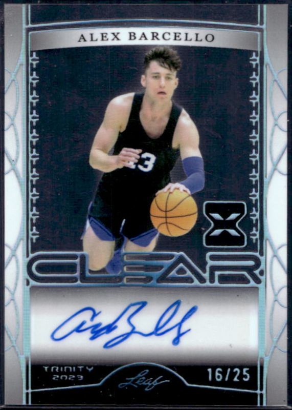 2022 Leaf Trinity #CA-AB1 Clear Auto - Holo Platinum /25