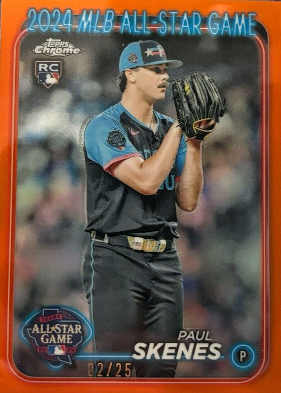Paul Skenes 2024 Topps Chrome Update #ASGC-29 2024 All-Star Game ...