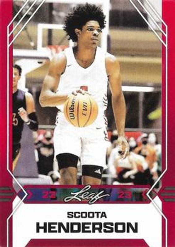 2022 Leaf Draft #B-2 Red