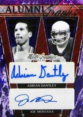 2022 Leaf Multigraphics #AG-1 AlumniGraphs Autographs Purple Cross Hatch /10