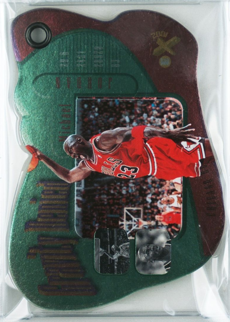 Michael Jordan 1997 Skybox E-X2001 #9 Gravity Denied Price Guide