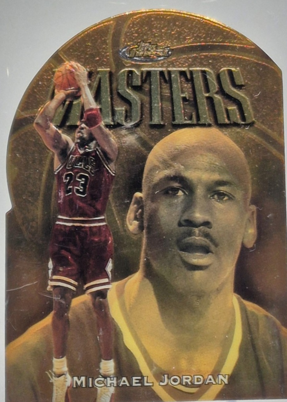 マイケル・ジョーダン  TOPPS 45番 ゴールドカード エンボス Michael Jordan 1997 Topps Finest #154 Gold - Embossed (No Coating