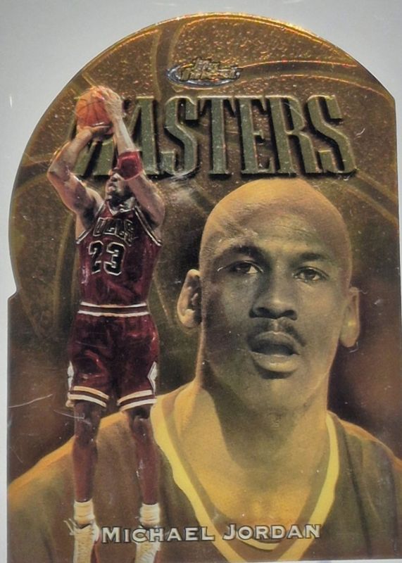 Michael Jordan 1997 Topps Finest #154 Gold - Embossed (No Coating