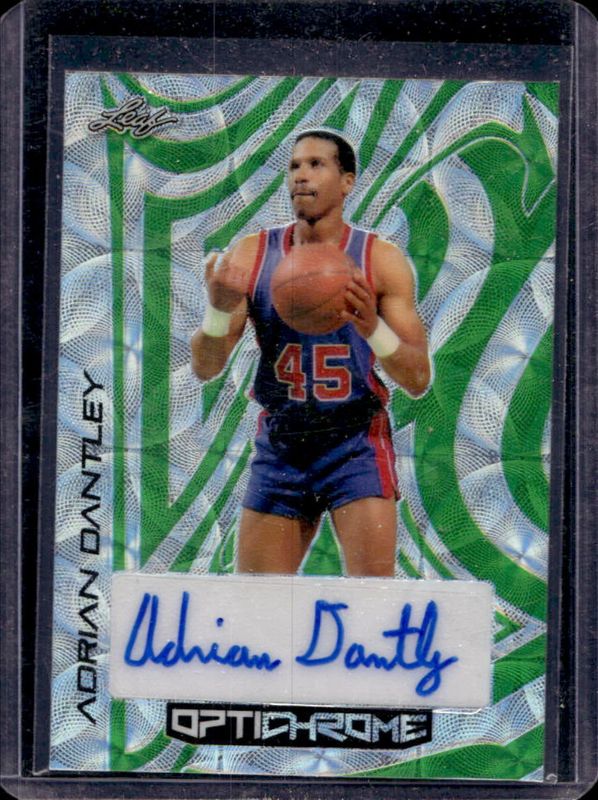 Adrian Dantley 2022 Leaf Optichrome #BA-AD2 Kaleidoscope Green RAW