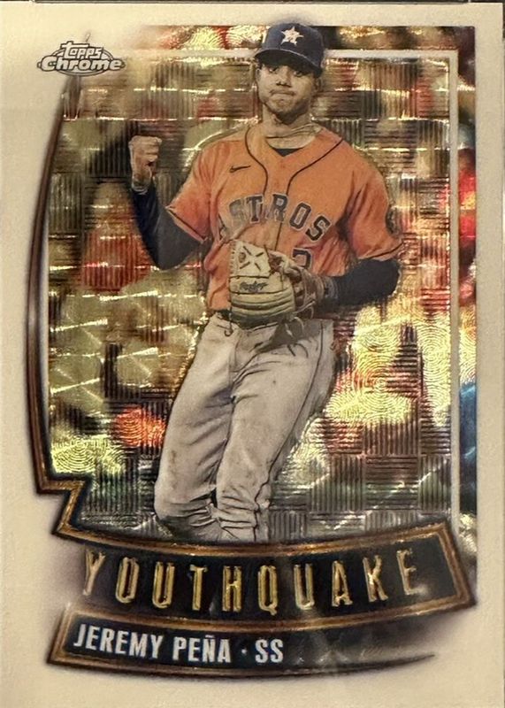 Jeremy Pena 2023 Topps Chrome #YQ-15 Youthquake - Superfractor /1 RAW