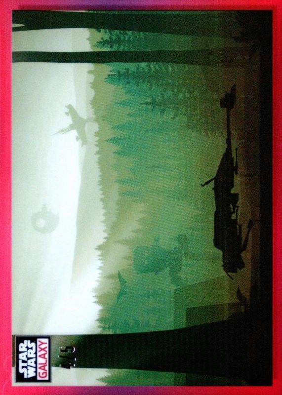 2023 Topps Chrome Star Wars Galaxy #98 Red Refractor /5