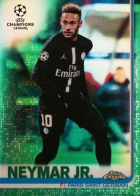 2018 Topps Chrome UEFA Champions League #50 Green Refractor /99
