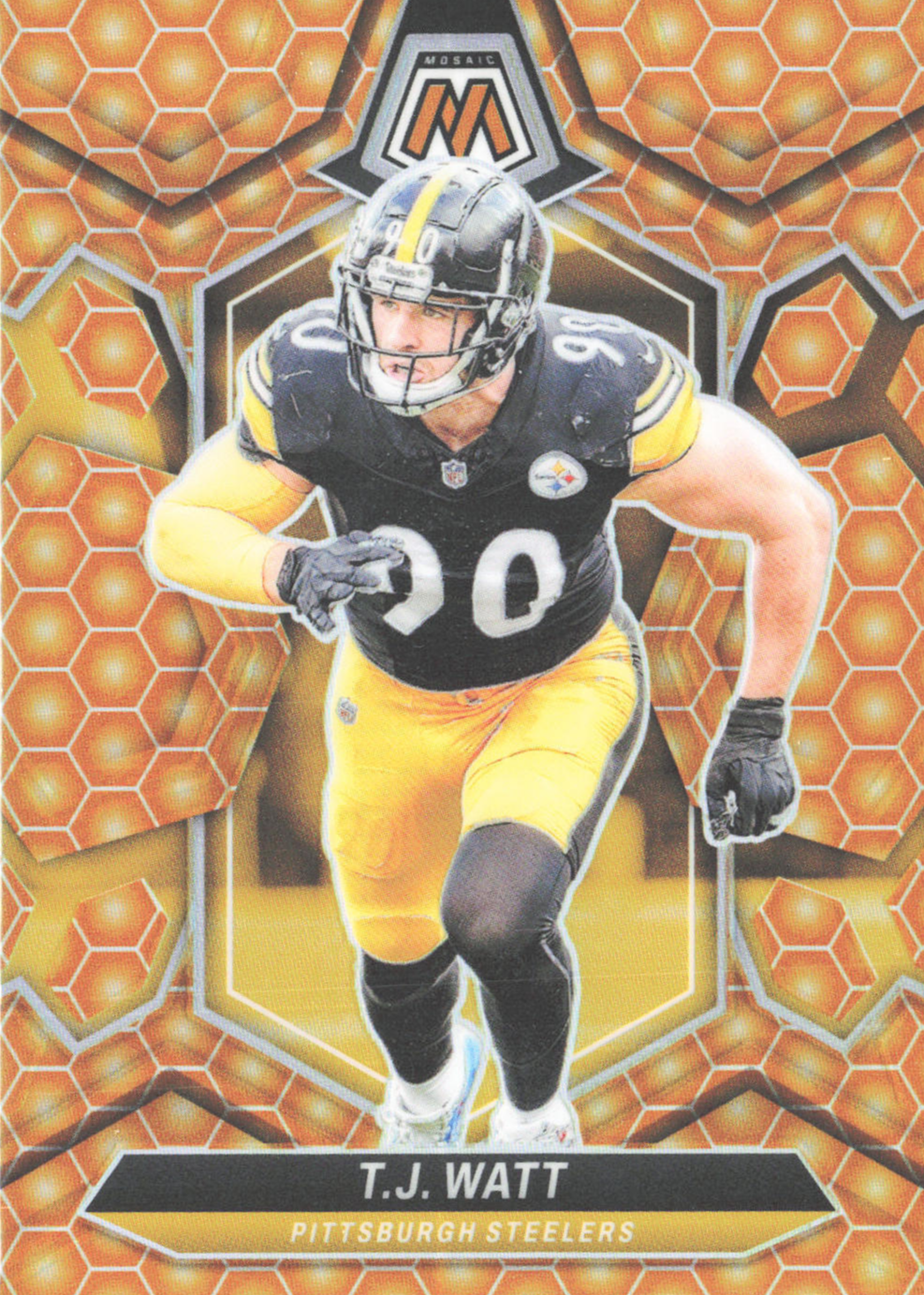 TJ Watt 2024 Mosaic #188 Honeycomb /(SSP) Price Guide - Sports