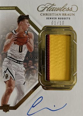 2022 Flawless #VPA-CHB Vertical Patch Autographs - Gold /10
