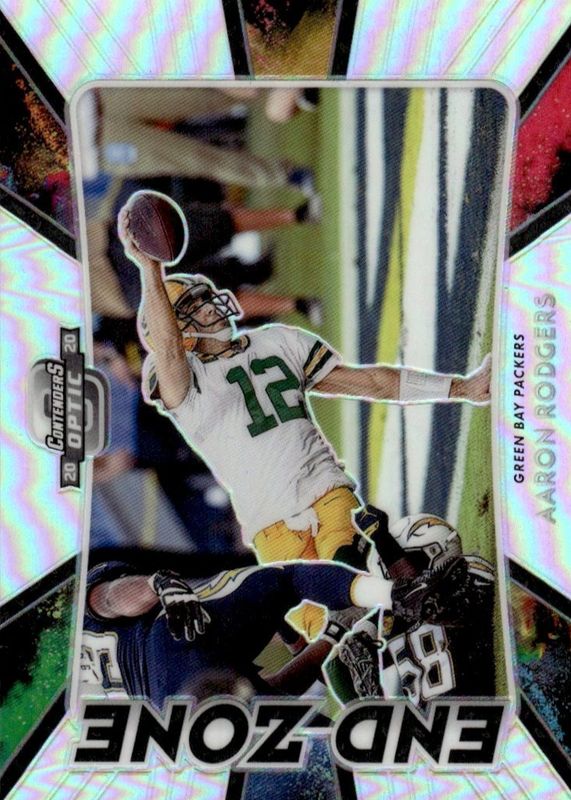 Aaron Rodgers 2020 Contenders Optic #EZ5 End Zone /(SSP) RAW