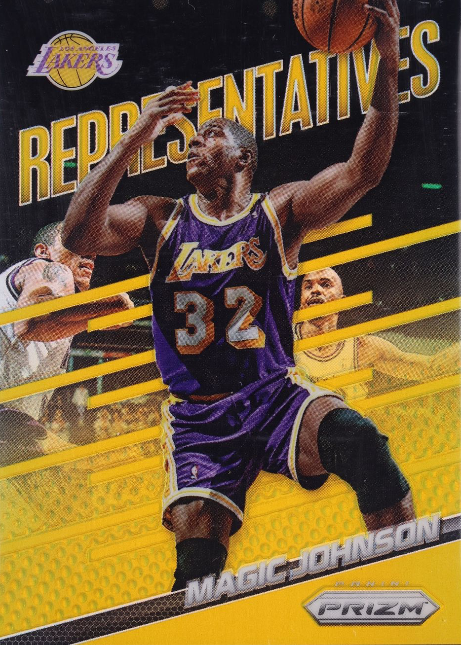 Magic Johnson 2014 Prizm #16 Representatives - Gold /10 Price