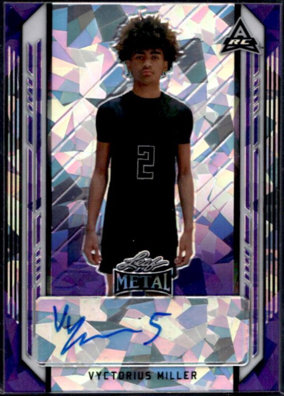 2021 Leaf Metal #BA-VM1 Purple Crystal /20