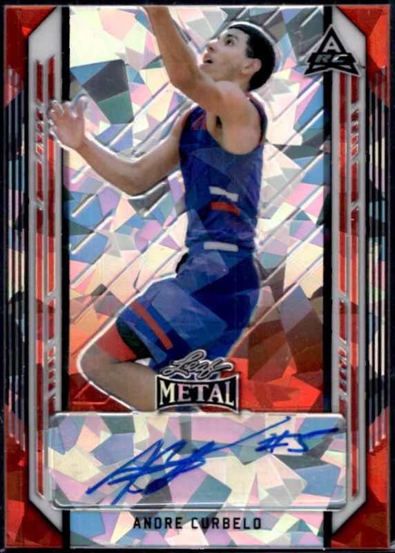 Andre Curbelo 2021 Leaf Metal #BA-AC1 Red Crystal /3 RAW