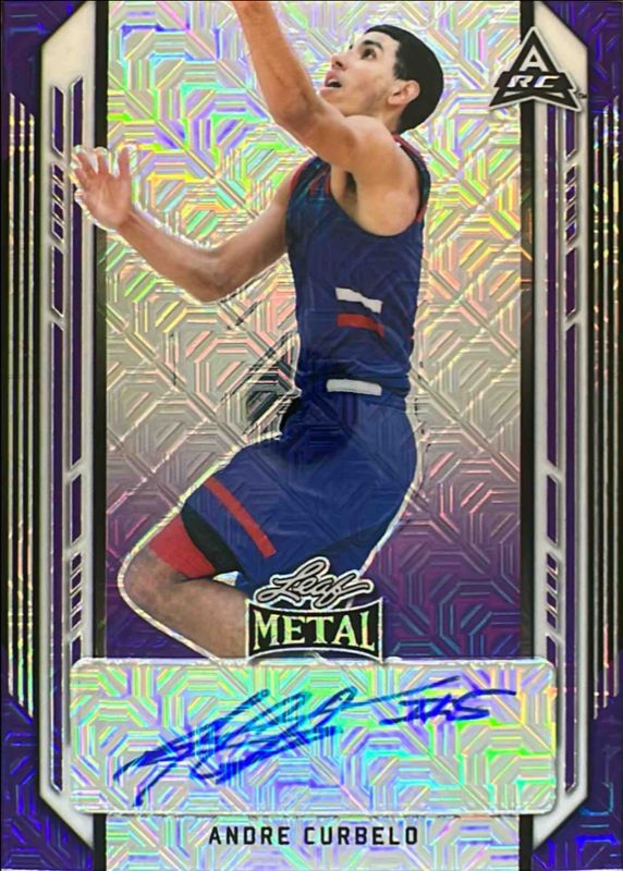 Andre Curbelo 2021 Leaf Metal #BA-AC1 Purple Mojo /15 RAW