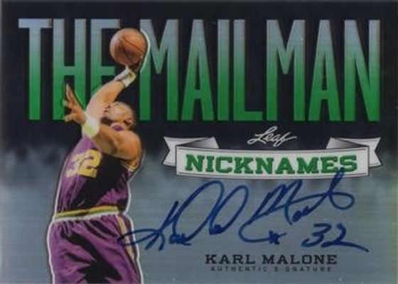 2012 Leaf Metal #NN-KM1 Nicknames - Holo Green /10
