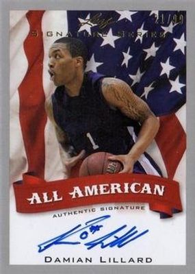 2012 Leaf Signature Series #AA-DL1 All American - Silver /99