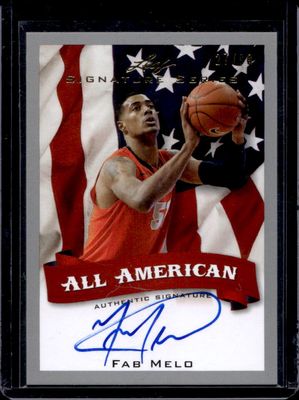 2012 Leaf Signature Series #AA-FM1 All American - Silver /99