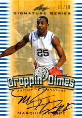 2012 Leaf Signature Series #DD-MT1 Droppin' Dimes - Blue /10