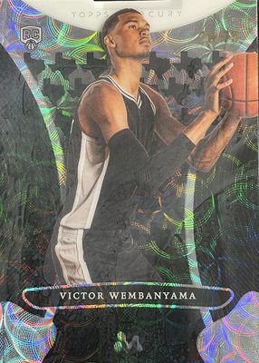 2023 Topps Mercury Victor Wembanyama #15 Texas Kaleidoscope Refractor /75