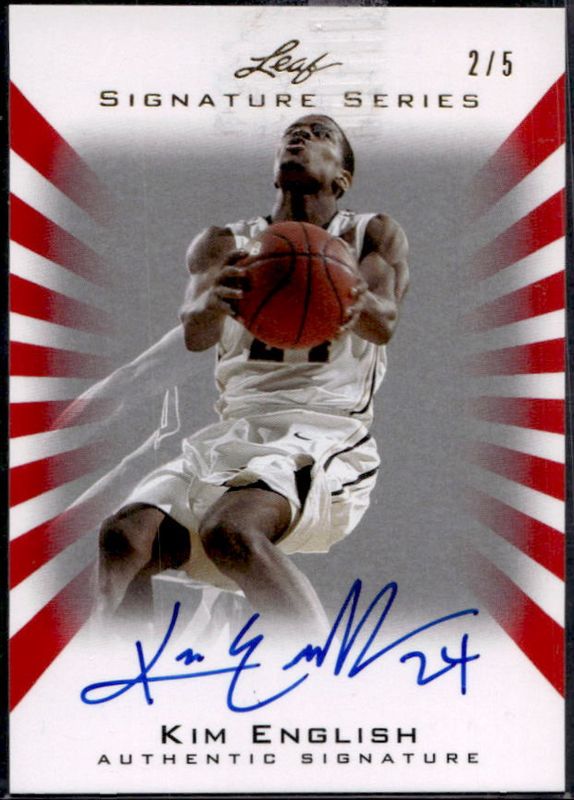 2012 Leaf Signature Series #BA-KE1 Red /5