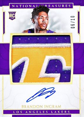 2016 National Treasures #122 Rookie Patch Auto - Gold /10