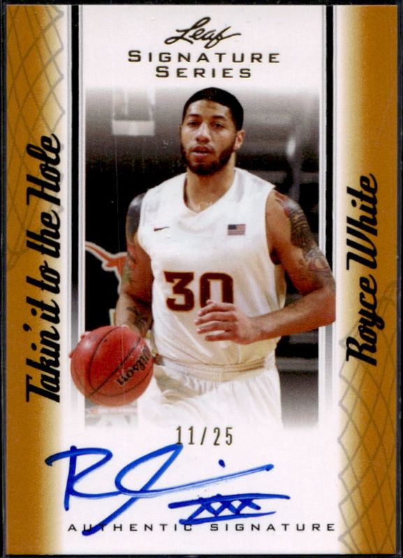 2012 Leaf Signature Series #TH-RW1 Takin' it to the Hole - Gold /25