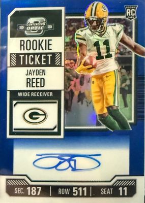 2023 Contenders Optic #118 Rookie Ticket Auto - Blue /75