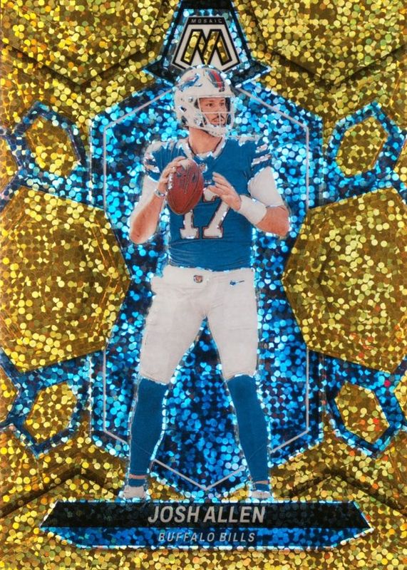 Josh Allen 2024 Mosaic #22 Gold Sparkle /24 RAW