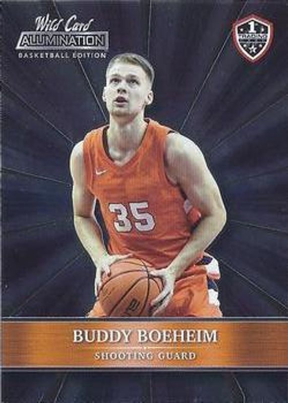 Buddy Boeheim 2021 Wild Card Alumination #ABC-11 Base RAW