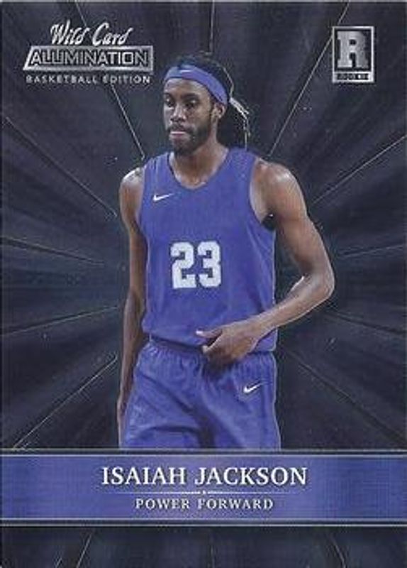 Isaiah Jackson 2021 Wild Card Alumination #ABC-28 Base Rookie RAW