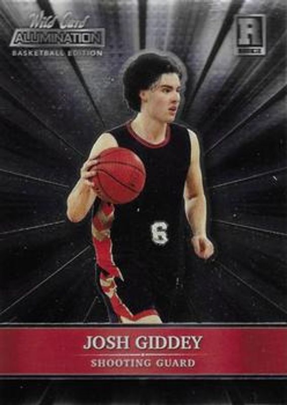 Josh Giddey 2021 Wild Card Alumination #ABC-44 Base Rookie RAW