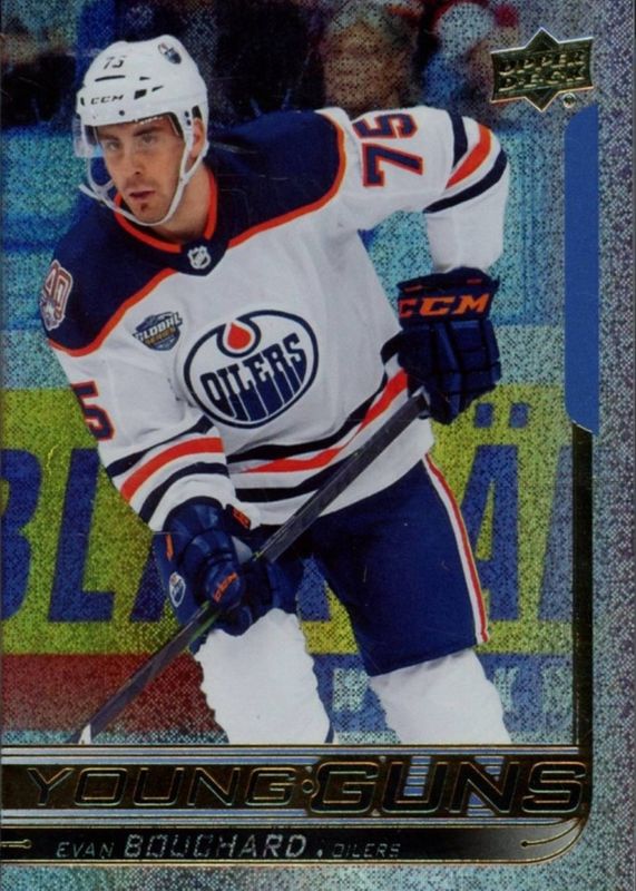 2018 Upper Deck #221 Young Guns - Speckled Rainbow Foil