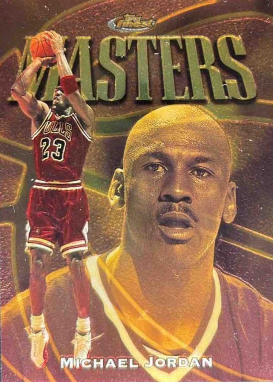 Michael Jordan 1997 Topps Finest #154 Gold - Base (No Coating