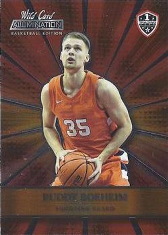 Buddy Boeheim 2021 Wild Card Alumination #ABC-11 Red Chase RAW