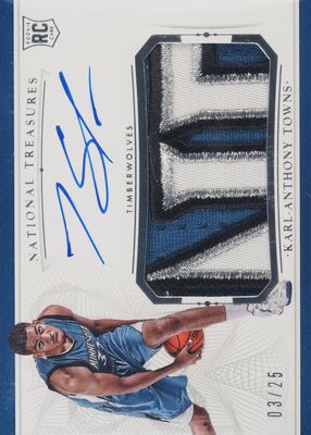 2015 National Treasures #101 Rookie Patch Auto - Silver /25